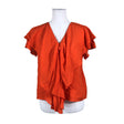 Unisex Y.A.S - Lühikeste käistega pluus, suurus 38 - Oranž ()