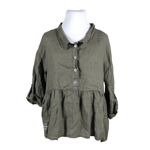 Unisex Bohemiana - Mitteveniv tuunika, suurus 42 - Roheline (1)