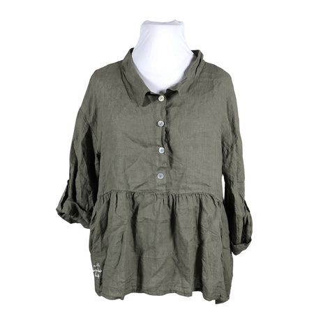 Unisex Bohemiana - Mitteveniv tuunika, suurus 42 - Roheline ()