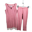 Unisex Muotitorppa - Trikotaažist kleit, suurus 34 - Heleroosa ()