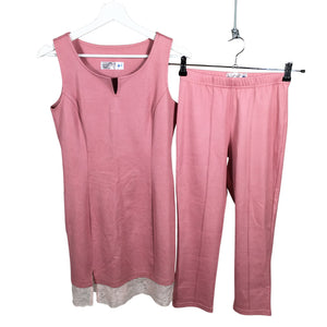 Unisex Muotitorppa - Trikotaažist kleit, suurus 34 - Heleroosa (1)