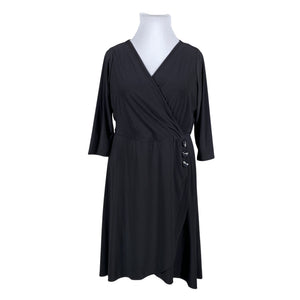 Unisex Wallis - Trikotaažist kleit, suurus 44 - Must (1)