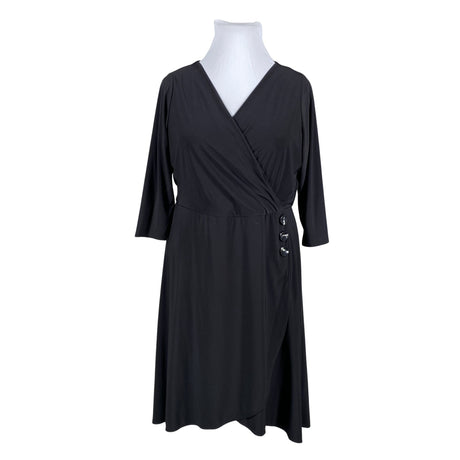 Unisex Wallis - Trikotaažist kleit, suurus 44 - Must ()