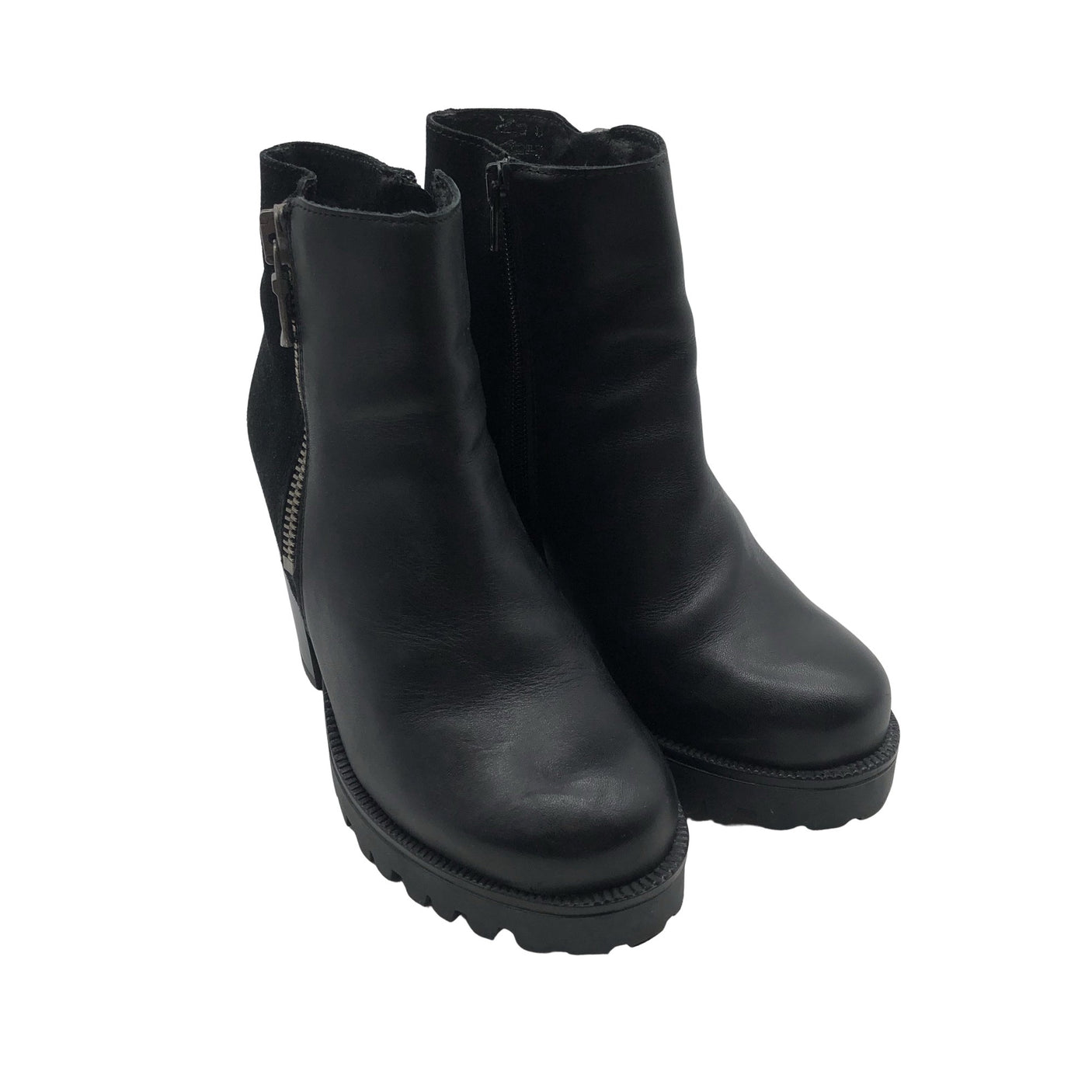 Unisex Zign - Poolsaapad, suurus 38 - Must (2)