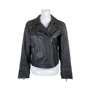 Unisex Nü - Nahktagi, suurus 40 - Must (1)