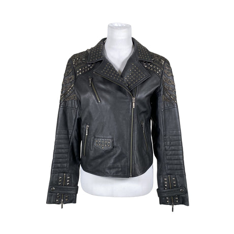 Unisex Nü - Nahktagi, suurus 40 - Must ()