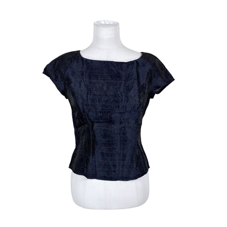 Unisex Tazzia - Lühikeste käistega pluus, suurus 36 - Sinine ()