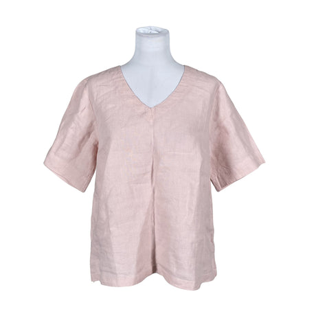 Unisex Nanso - Lühikeste käistega pluus, suurus 40 - Heleroosa ()