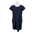 Unisex Blaa - Trikotaažist kleit, suurus 38 - Sinine ()