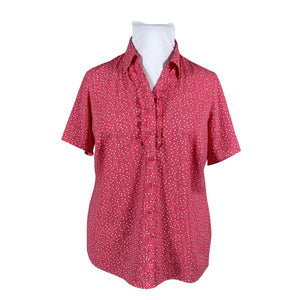 Unisex Marks&Spencer - Lühikeste käistega pluus, suurus 44 - Roosa (1)