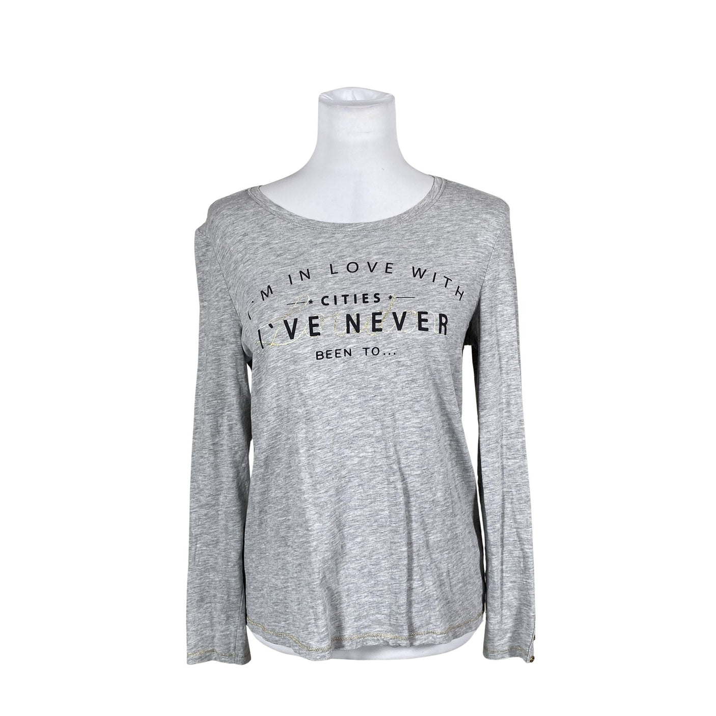 Unisex Esprit - Trikotaažist pluus, suurus 40 - Hall (1)