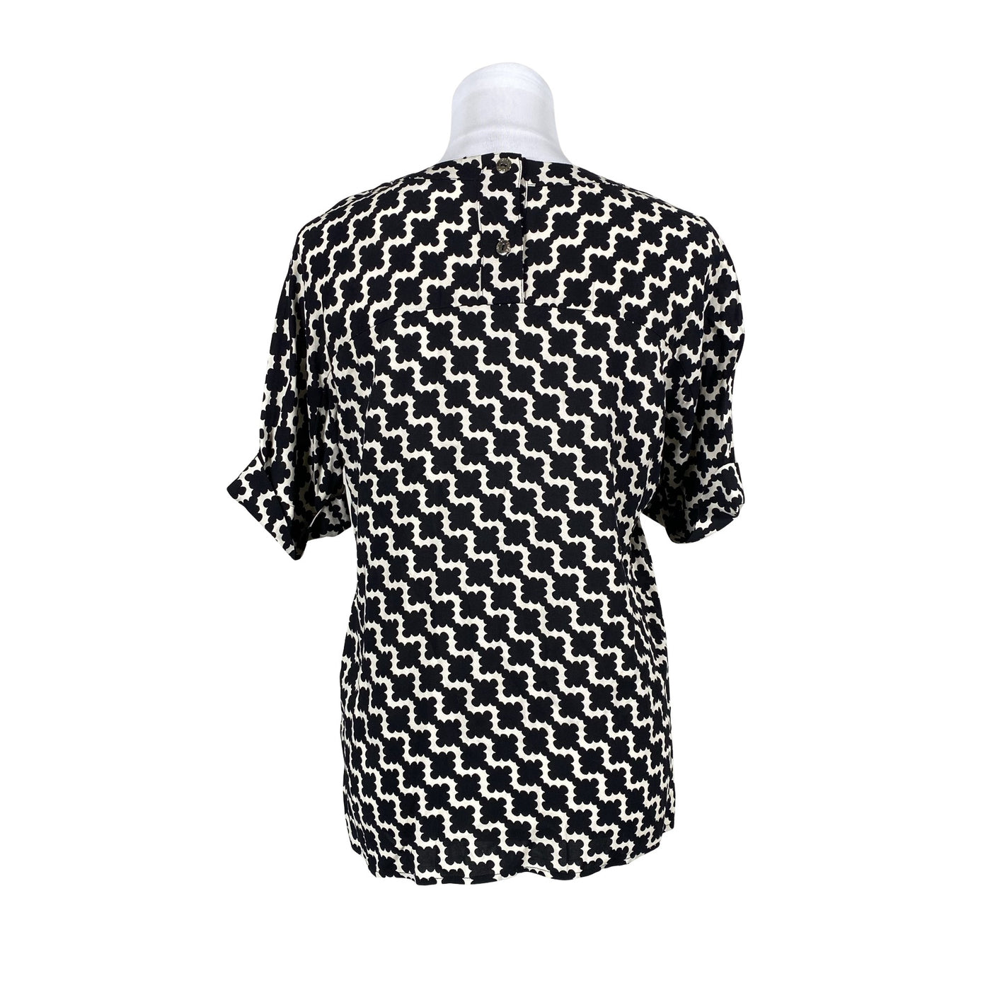 Unisex Esprit - Lühikeste käistega pluus, suurus 36 - Must (2)