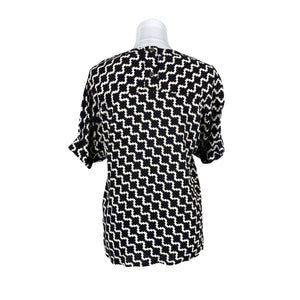 Unisex Esprit - Lühikeste käistega pluus, suurus 36 - Must (2)