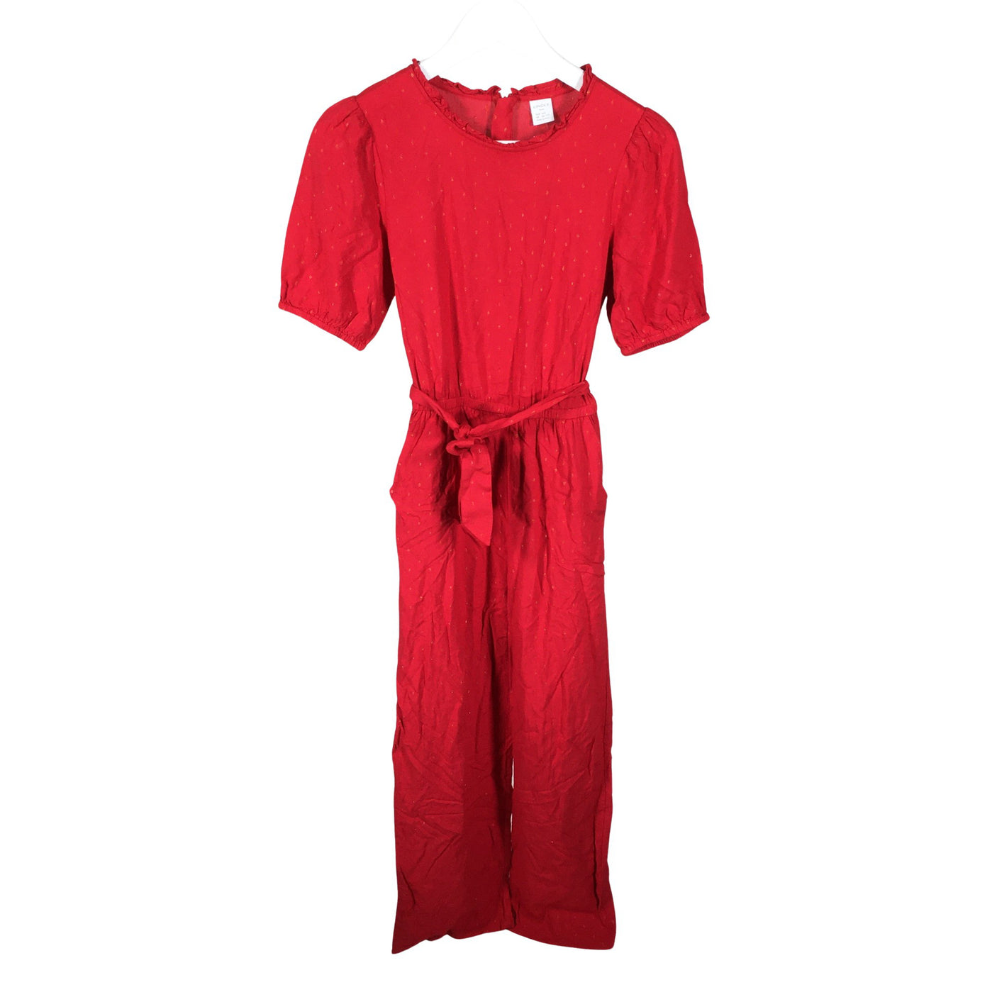 Unisex Lindex - Pükskostüüm, suurus 152 - 158 - Punane (1)