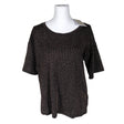 Unisex Ichi - Lühikeste käistega pluus, suurus 40 - Must ()