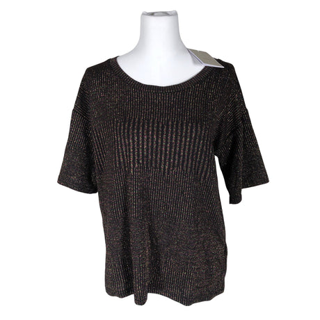 Unisex Ichi - Lühikeste käistega pluus, suurus 40 - Must ()