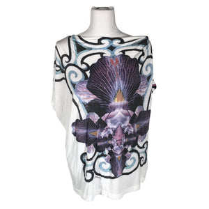 Unisex Just Cavalli - Trikotaažist tuunika, suurus 40 - Valge (1)