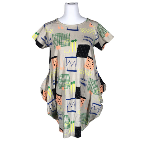 Unisex Papu - Trikotaažist kleit, suurus 38 - Hall ()