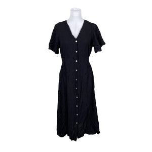 Unisex Lindex - Mitteveniv kleit, suurus 38 - Must (1)