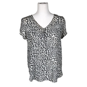 Unisex Philosophy Republic Clothing - Lühikeste käistega pluus, suurus 36 - Must (1)