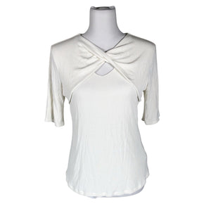 Unisex Elie Tahari - T-särk, suurus 40 - Valge (1)