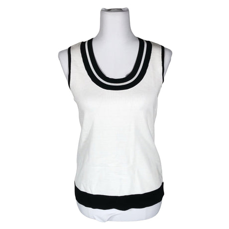 Unisex Karl Lagerfeld - Kootud vest, suurus 36 - Valge ()