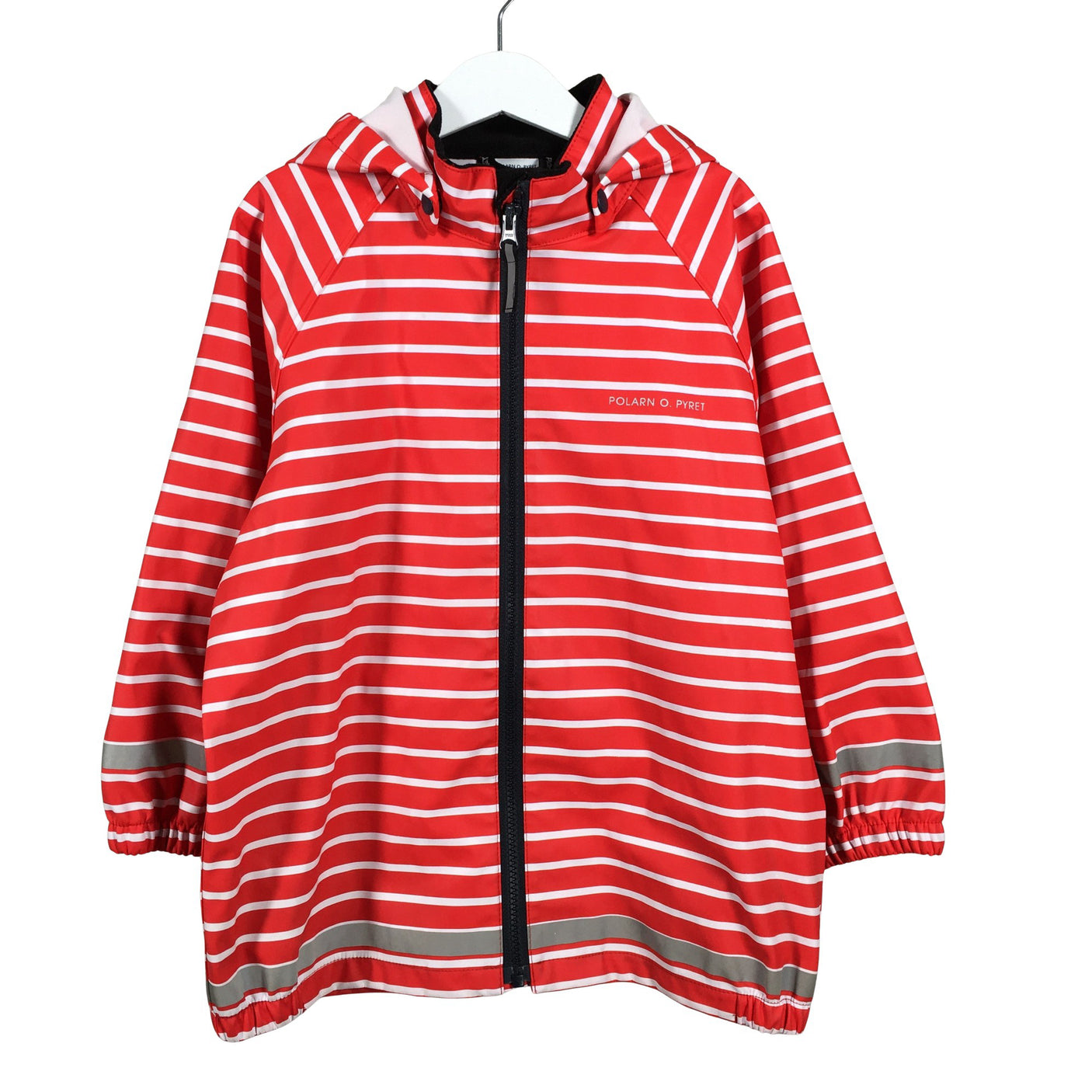 Unisex Polarn O. Pyret - Vihmajope, suurus 110 - 116 - Punane (1)