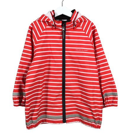 Unisex Polarn O. Pyret - Vihmajope, suurus 110 - 116 - Punane ()