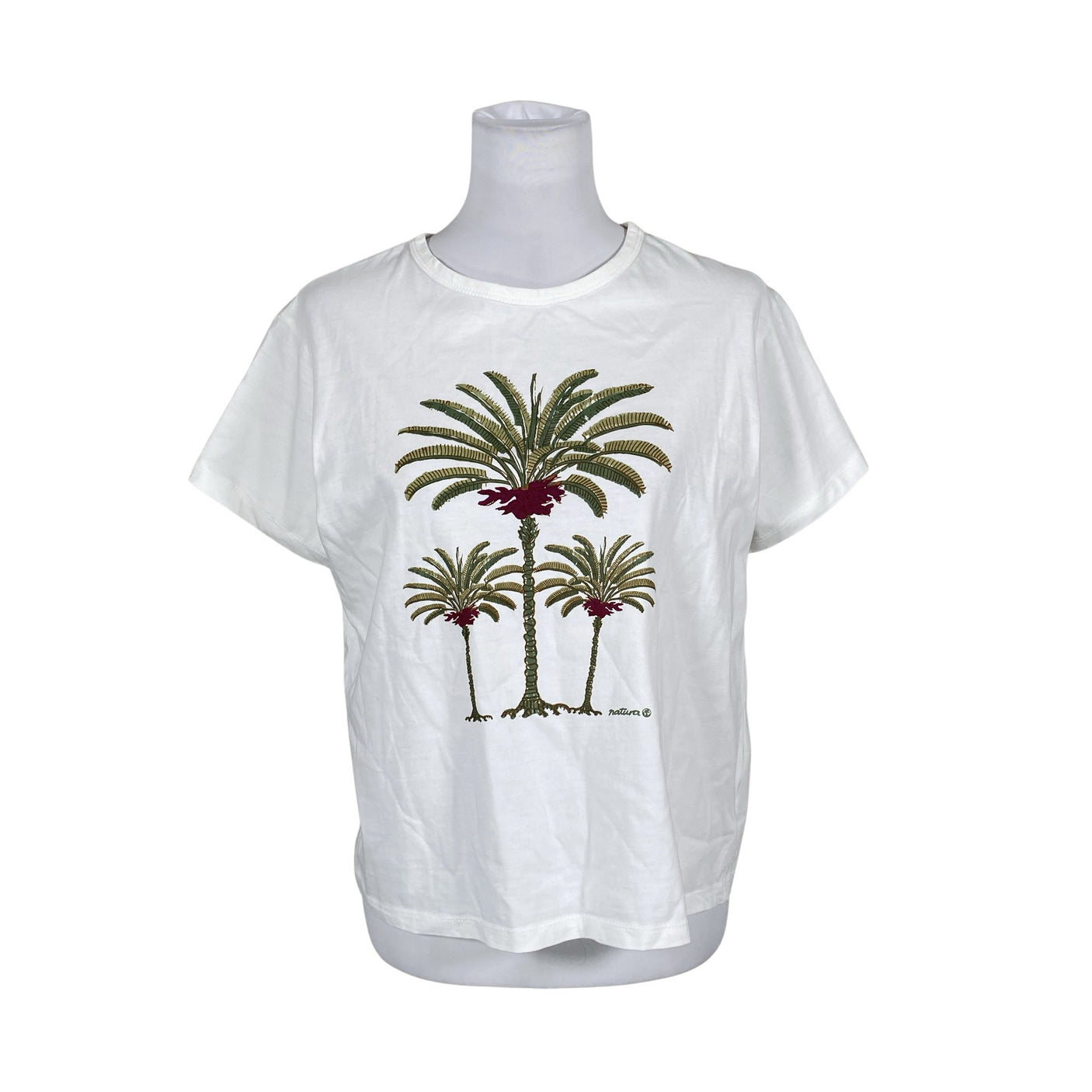 Unisex Natura - T-särk, suurus 38 - Valge (1)
