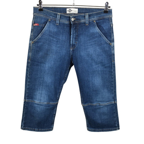 Unisex Lee Cooper - Teksast poolpikad püksid, suurus W32 - Sinine ()