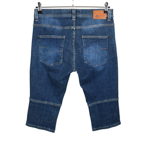 Unisex Lee Cooper - Teksast poolpikad püksid, suurus W32 - Sinine (2)