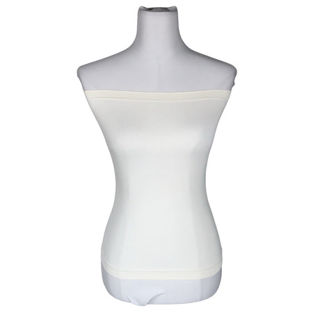 Unisex Sisley - Trikotaažist topp, suurus 38 - Valge ()