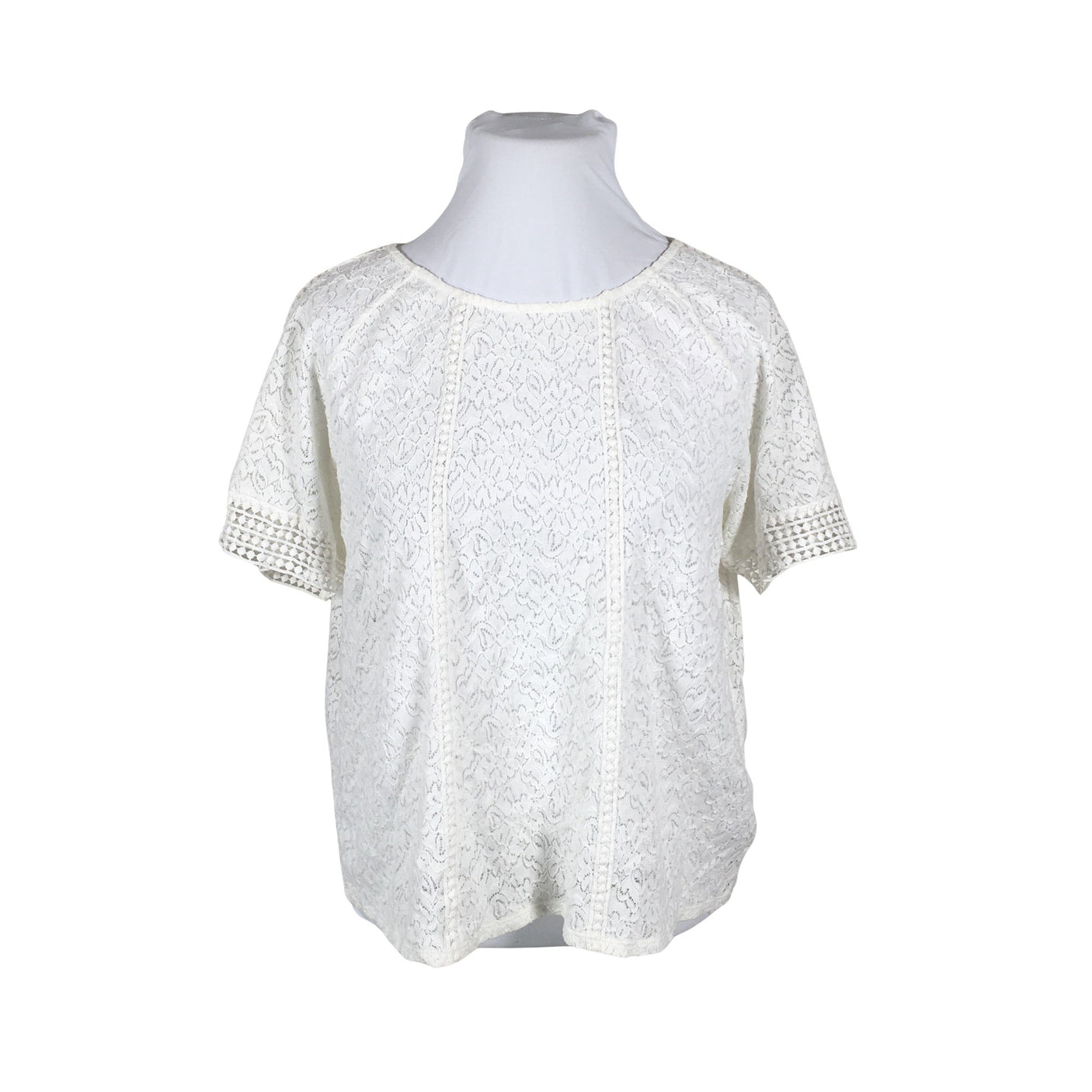 Unisex Marks&Spencer - Lühikeste käistega pluus, suurus 48 - Valge (1)