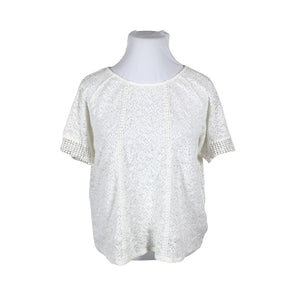 Unisex Marks&Spencer - Lühikeste käistega pluus, suurus 48 - Valge (1)