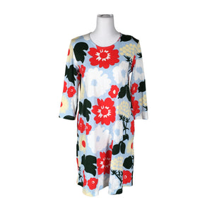 Unisex Marimekko - Trikotaažist kleit, suurus 36 - Helesinine (1)