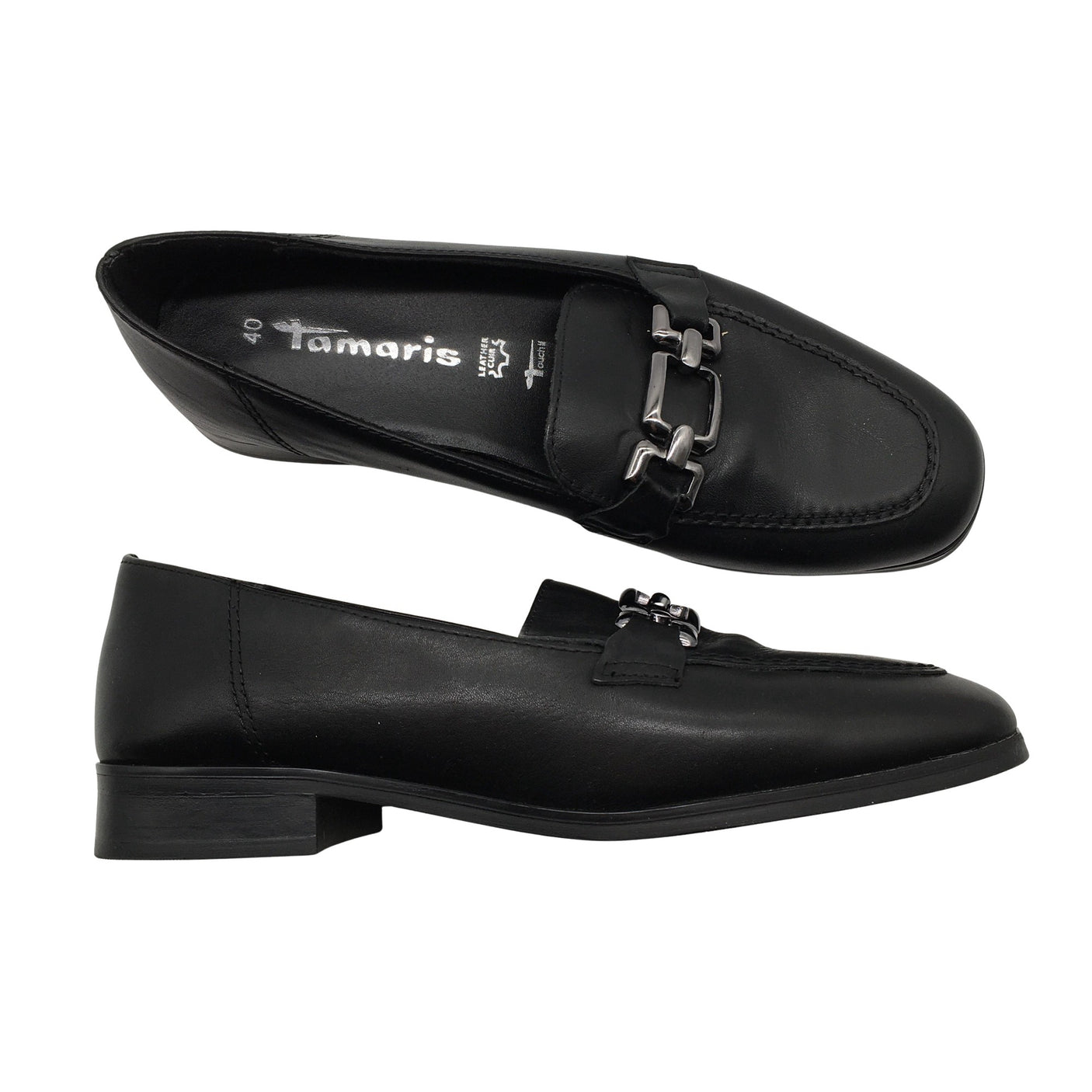 Unisex Tamaris - Mokassiinid, suurus 40 - Must (1)