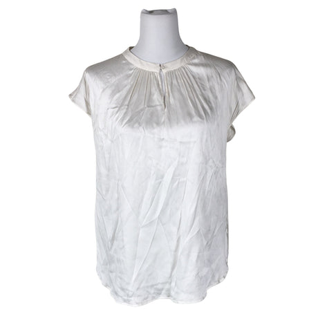 Unisex Lene Sand - Lühikeste käistega pluus, suurus 38 - Valge ()