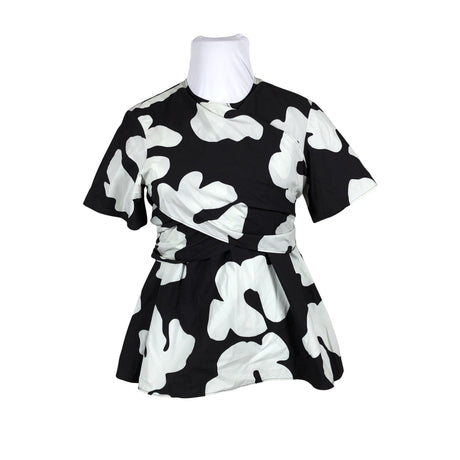 Unisex Marimekko - Lühikeste käistega pluus, suurus 46 - Hall ()