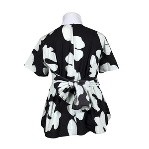 Unisex Marimekko - Lühikeste käistega pluus, suurus 46 - Hall (2)