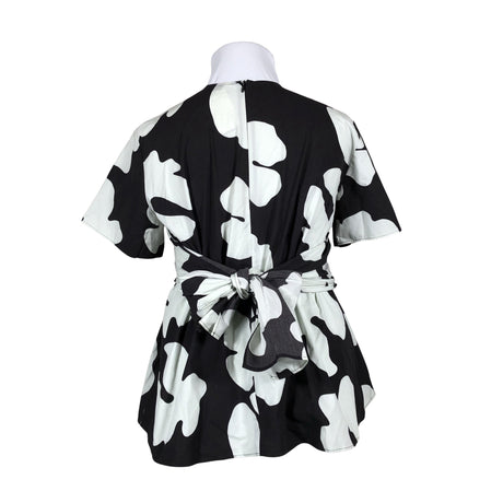 Unisex Marimekko - Lühikeste käistega pluus, suurus 46 - Hall (2)