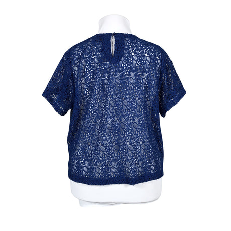Unisex IVANAhelsinki - Lühikeste käistega pluus, suurus 46 - Sinine (2)