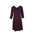 Unisex Nanso - Trikotaažist kleit, suurus 38 - Veinipunane ()