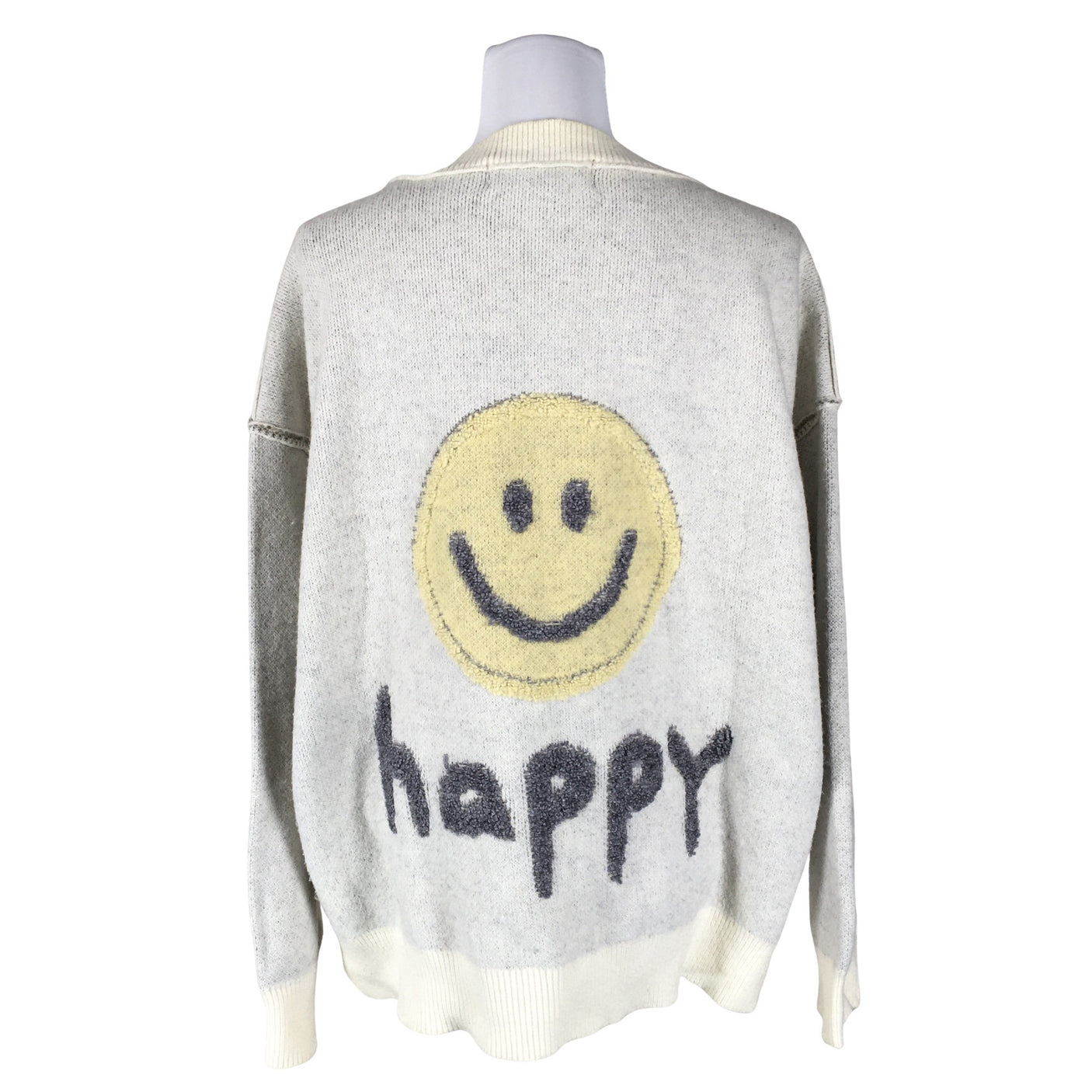 Unisex Vintage Havana - Kampsun, suurus 40 - Hall (2)