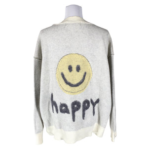 Unisex Vintage Havana - Kampsun, suurus 40 - Hall (2)