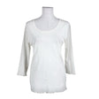 Unisex Eleonora Amadei - Trikotaažist pluus, suurus 44 - Valge ()