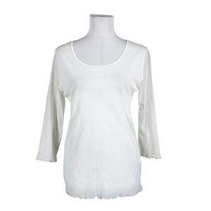 Unisex Eleonora Amadei - Trikotaažist pluus, suurus 44 - Valge (1)
