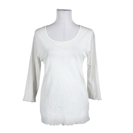 Unisex Eleonora Amadei - Trikotaažist pluus, suurus 44 - Valge ()