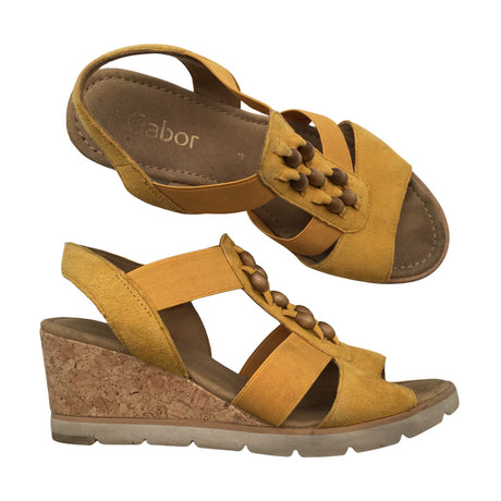 Unisex Gabor - Kiilkontsaga rihmikud, suurus 37 - Kollane ()