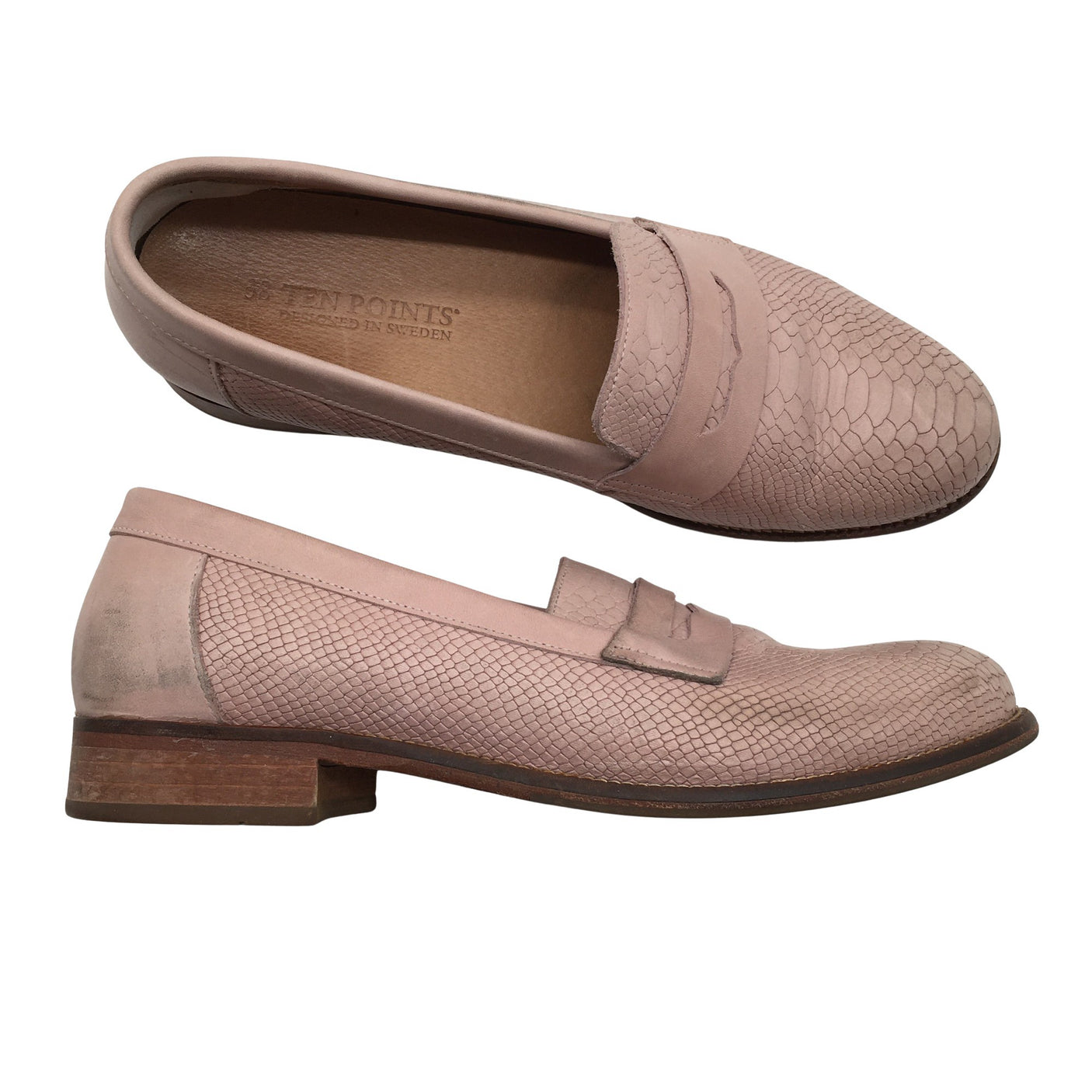 Unisex Ten Points - Mokassiinid, suurus 38 - Heleroosa (1)