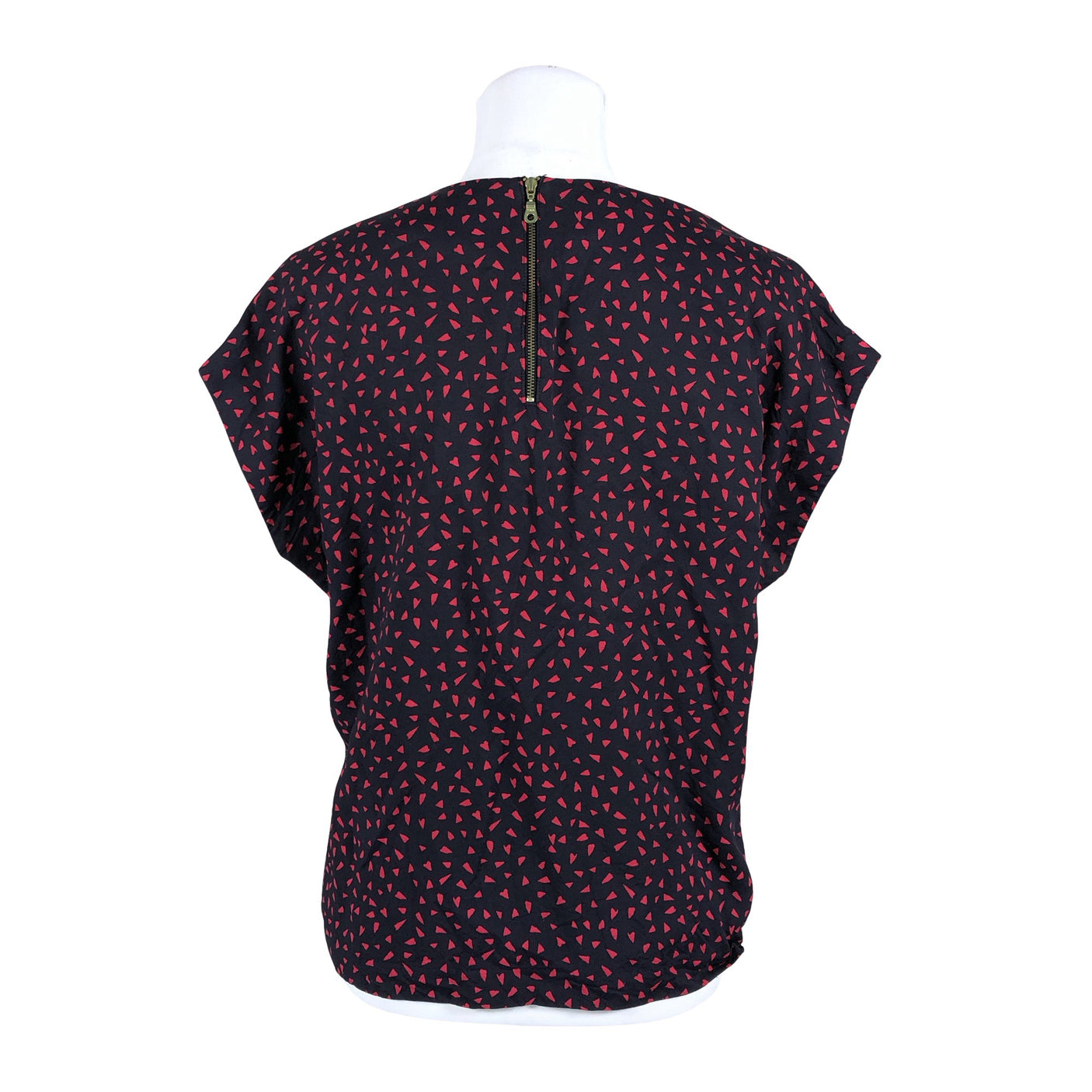 Unisex &Other Stories - Lühikeste käistega pluus, suurus 36 - Must (2)